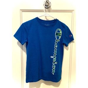 Champion Blue T-shirt Medium